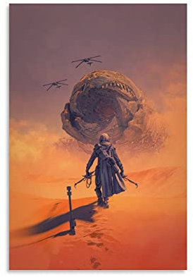 NANXIANG Dune Filmposter Kunstdruck Wandbilder Leinwand Bilder Poster Wandkunst Dekorativ Modern Home Print Bild Kunstwerke 20 x 30 cm