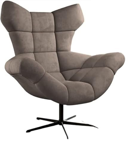 DomiMeble Drehsessel Wohnzimmer Sessel Sensi Ohrensessel XXL Egg Chair - solide und bequem großer Stuhl - Beständigkeit gegen Schmutz und Beschädigung - 360 Grad drehbar - 104 x 84 x 119 cm