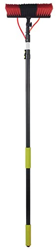 Kit Limpieza de Paneles Solares/Fotovoltaicos, Varilla Telescópica de Aluminio, Cepillo de Limpieza Fotovoltaico con Rociador de Agua - Lavado de Camiones y Techos ( Color : Pole Length 7.2m , Size :