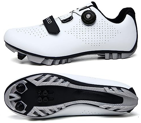 Hixingo Fahrradschuhe Herren Damen MTB Radsportschuhe Mountainbike Schuhe Sneaker Atmungsaktive Outdoor-Radschuhe Fahrrad Spin MTB Schuhe