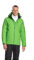 Jeff Green Herren Atmungsaktive wasserdichte Winter Ski Snowboard Jacke Bergen 12.000mm Wassersäule und Abnehmbare Kapuze, Größe:3XL, Farbe:Lime