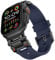 KADES 49mm 46mm 45mm 44mm 42mm(series 3 2 1) für Apple Watch Armband,TPU Robustes Sport Silikon Armband für iWatch ultra 2/Ultra, Serie 10/9/8/SE2/7/6/SE/5/4/3/2/1,Schwarz/Marineblau