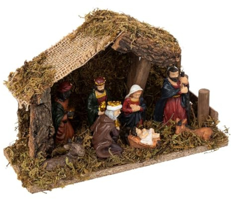 FEERIC LIGHTS & CHRISTMAS - CDN led 7 santons 20x13cm