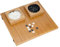 19x19 Folding Go Game Set Board with Bamboo Bowls and Imitation Jade Go Pieces,Backgammon Set Classic Board Game Weiqi Board Travel Set Games