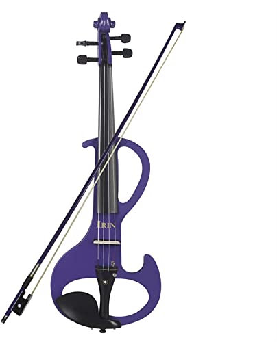 SADPRKR Professionale 4/4 Violino Elettrico Con Custodia, Cavo e Cuffia - Strumento a Corda Per Gli Amanti della Musica