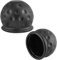 AGRISHOP 2X Anhänger Abschleppstange Ball Abdeckkappe Gummi Schwarz Φ50mm Anhängerkupplung Abdeckung