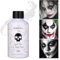 BOBISUKA Halloween Pintura Facial Blanco, Pinturas Corporales Lavable para Maquillaje Teatral, Carnaval, Fiesta, No Tóxico Resistente al Agua Larga Duración