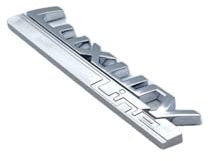 ALMVIS Schriftart Zahlen Buchstaben 730i 740i 745i 750i 760i Top ABS Emblem Passend for BMW 7er Kofferraum Typenschild Logo Aufkleber Schwarz Chrom Auto-Logo-Aufkleber(Silver Luxury Line)