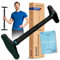 ELANI – sichere Klimmzugstange 70-90 cm bis 300 kg für Türrahmen ohne Bohren mit innovativer Gewindesperre – Pull Up Bar, Türreck Klimmzugstange Türrahmen, Klimmzug, Klimzugststange, Reckstange Indoor