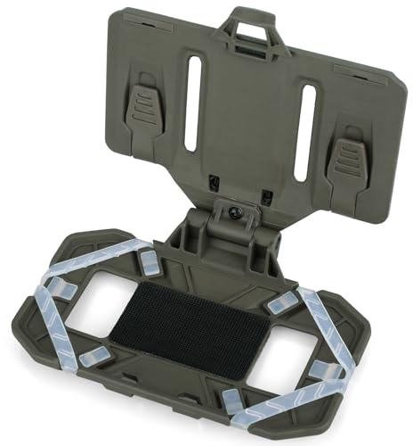 WYNEX Taktiskt stöd för dockhållare västskydd med MOLLE mobiltelefonplånbokstillbehör telefonhållare brösthållare med 4,7 till 6,7 skärm