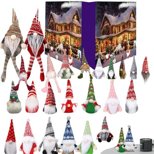 Adventskalender 2024, Countdown Kalender Für Weihnachts Cartoon Figuren, Weihnachts Adventskalender, 2024 Anime Charakter Adventskalender, Tragbarer Adventskalender 2024 Für Erwachsene