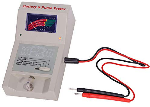 Knopfzellen-Batterietester, Batterietester, Quarzuhr-Analysator, Detektor, Batterie- und Impulstester, Zubehör für Uhrenreparaturwerkzeuge