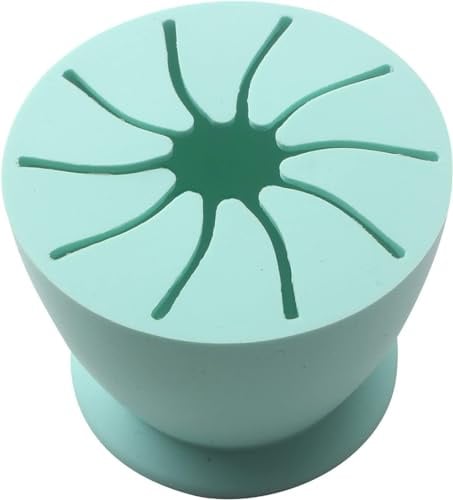 1 collecteur de déchets de désherbage vert en silicone souple à ventouse pour travaux manuels en vinyle pour désherbage boîte artisanat adhésif vinyle fournitures de maison