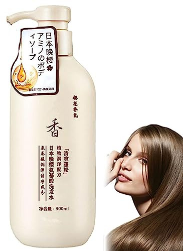 Japanese Shampoo for Hair Loss, Hair Growth Japan'S No. 1 Shampoo, Hair Growth Shampoo & Conditioner, Evening Amino Acid Shampoo, Thick and Smooth Hair, for All Hair Type (Shampoo)