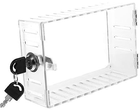 Angoily Kasten Thermostatversorgung sicher Ring Thermostatgehäuse Schlauchschelle Rohr Thermostat Schutzgehäuse Thermostat Schutzabdeckung Thermostatabdeckung Schutz für Thermostat Plastik