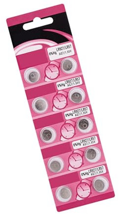 Qsvbeeqj 10/20pieces AG7 LR927 Batteries Batteries Zuverlässigkeitsstromquellen AG7 LR927 Alkalisch Knopfzelle Für Geräte Mit Niedriger Leistung