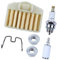 Vuzmode Air Fuel Filter Bar Nuts Spring Spark Plug Kit, for Husqvarna, 362 365 371 372 Chainsaw #503814502 Parts Lawn Mower Spark Plug