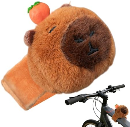 Generisch Fahrrad Lenker Deko Tierfigur - Wiederverwendbare Cartoon Tier Plüschpuppe Für Fahrrad, E-Bike & Motorrad | Niedliche Oberrohr Dekoration Für Kinder, Jugendliche, Frauen, Männer, & Freunde