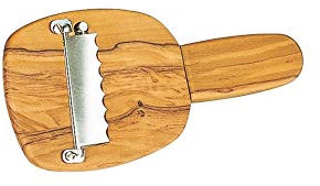 Alessi Trüffelschneider aus Olivenbaumholz, Holz, braun, 12.5 x 21 x 12.5 cm