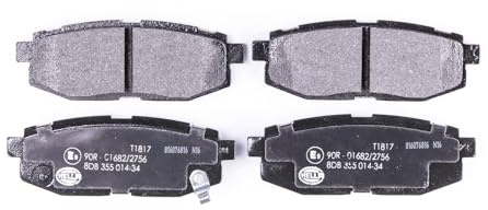 HELLA 8DB 355 014-341 Bremsbeläge - mit akustischer Verschleißwarnung
