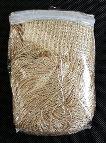 Fadenvorhang, Beige, laminiert, 150 x 300 cm, für Innen- und Außenbereiche, für Fenster, F