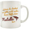 Interluxe Tasse Kaffeebecher Wenn du denkst es geht Nicht mehr Nutella witziger Spruch Lustig Motiv Bürotasse Keramiktasse