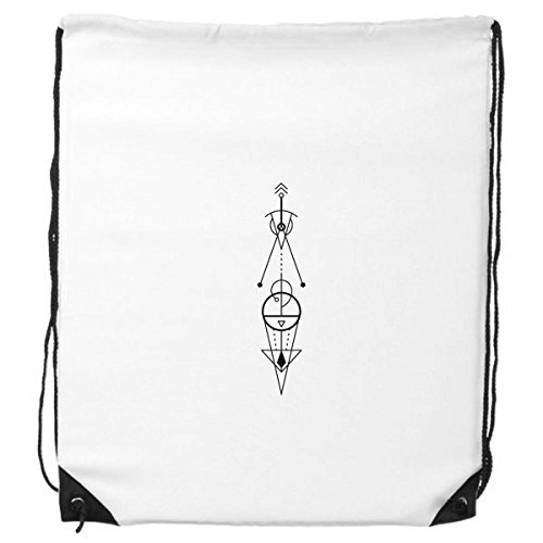 DIYthinker Universum Totem Geometrie Alien-Dreieck-Rucksack Einkauf Gift Sporttaschen