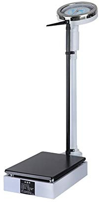YSTC Balance médicale Professionnelle,Pèse Personne mécanique avec toise,Balance Claire,précision120kg(260 LB)/160kg(350lb)