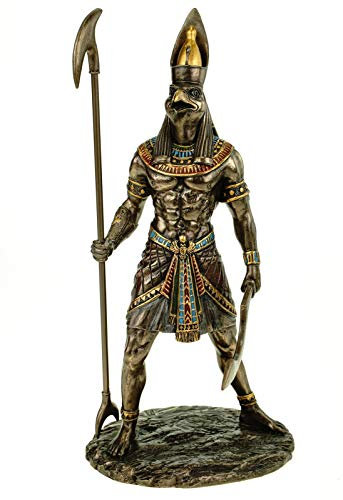 Veronese Figur Horus ägyptischer Gott des Himmels 27 cm Ägypten Pharao bronziert