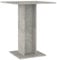 vidaXL Bistrotisch Stehtisch Bartisch Partytisch Esstisch Küchentisch Tisch Betongrau 60×60×75 cm Holzwerkstoff
