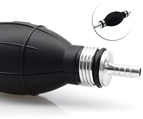 Handpumpe 10mm Umfüllpumpe Vakuumpumpe Tragbare Absaugpumpe Manuelle Kraftstoffpumpe Pumpball Universal Notpumpe