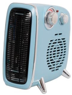 Eurom B-4 1800 Blue Retro-Heizung, 1800W, Thermostat, Überhitzungsschutz, blau (352153)