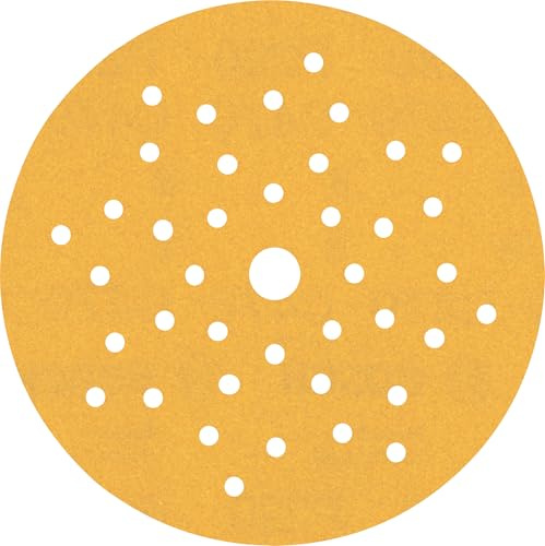 Bosch EXPERT C470 Schleifscheibe, 125mm, K220, Multilochung, 50-tlg. | für Farbe auf Holz, Hartholz, Körnung 220, Professional Zubehör Exzenterschleifer, Schwingschleifer