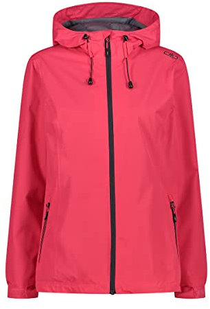CMP Giacca Pioggia in Poliestere Antistrappo da Donna, Fragola, M