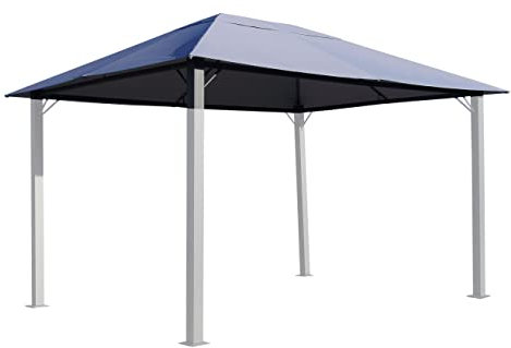 QUICK STAR Ersatzdach für Pavillon Paris 3x4m Pavillondach Platingrau