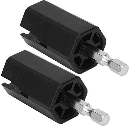 2Pcs Guitar Drill Bit String Peg Winder, 2.4x6.6cm/0.9x2.6in Guitar Drill Plug Guitar Electric Drill Plug Guitar String Winder Head Tools Pin Puller Maintenance Tools for Guitar Bass