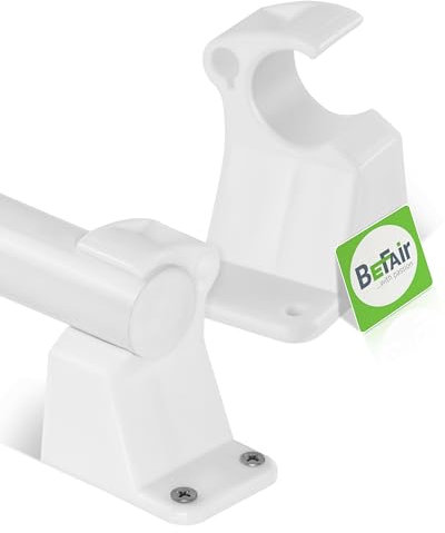 Stehtisch Fuß in Weiß Zubehör für Stehtisch Nico und Ela Ersatzteil Scharnier Halter Raster Klemme Plastik (Klemmhalter offen)