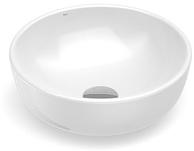Roca A327C12000 Lavabo Porcelana Sobre Encimera, Optica 350x350x130, Color Blanco
