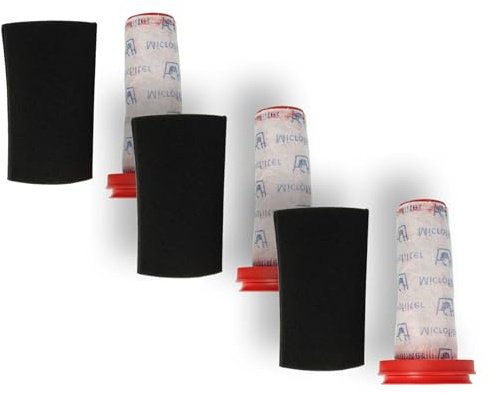 vhbw 3x Motorschutz-Filter kompatibel mit Bosch BCH3252KR/01 | BCH3ALL21, BCH3252TW, BCH3252TW/01, BCH3ALL21/03, BCH3ALL21/01 Staubsauger
