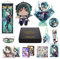 MOTAO Genshin Impact Box Xiao Merch Set - Puppe, Poster, Kissenbezug, Standfigur, Armband, Abzeichen, Schlüsselanhänger, Kartenhülle, 30 Lomo Karten, 50 Aufkleber (Xiao)