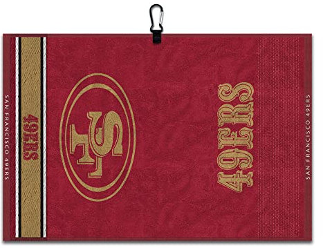 Team Effort San Francisco 49ers Gesicht/Club Jacquard-Handtuch