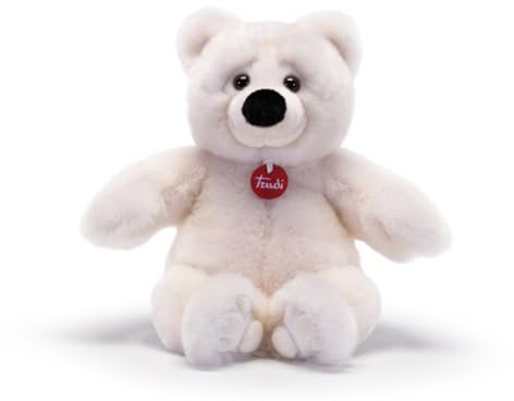 Trudi Orso Bianco Joel Regalo di Natale. Orso polare peluche. Animali del Polo Nord. | 24x38x18cm taglia M | Teddy Bears, classici orsi | modello 25634
