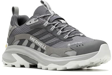 Merrell Unisex Moab Speed 2 GTX Sneaker, Grey, 44 EU