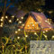 Cnulenzt Solar Lichterkette Outdoor,4 Stück 10LED Solar Glühwürmchen Licht, IP65 Wasserdichtes Solar lichterkette außen,für Garten,Terrasse,Strauchwerk,dekorative (Warmweiß)