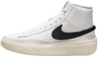 Nike Herren Blazer Mid Sneaker, White Summit White Phantom Black, 42.5 EU