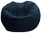 rucomfy Beanbags Jumbo Cord Kids Mini-Slouch Bean Bag Chair - Childrens Bedroom Playroom Furniture and Fun Decor. Arrives with Filling and Machine Washable - 60 x 80cm (Navy, Beanbag only)
