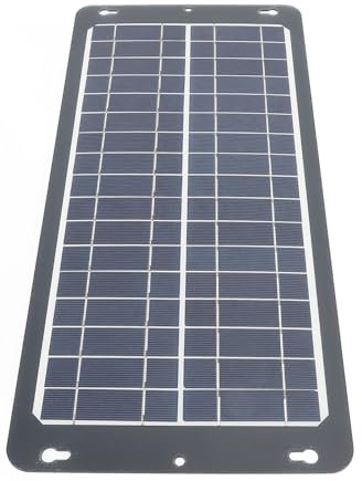 Kit de Panel de Carga Solar, Panel Solar Monocristalino de 30W de Alta Eficiencia con Conector OBD para Acampar