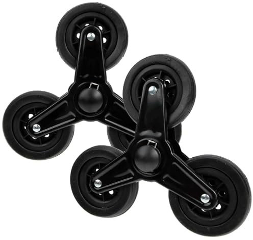 Folpus 2 Stück Ersatz Warenkorb Trolley Räder Reparatur Teile Anti Slip