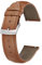 BINLUN Leder Uhrenarmband 22mm 21mm 20mm 19mm 18mm 16mm 14mm 12mm Mehrfarbige Uhrenarmbänder für Damen Herren Ersatz Schnellverschluss Lederarmband Uhren Armband(12mm,Hell Braun)