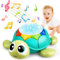 Aottom Baby Spielzeug ab 3 6 9 Monate, Spielzeug ab 6 Monate 1 Jahr Krabbelspielzeug Baby, Babyspielzeug ab 6 Monate mit Musik und Projektor, Motorikspielzeug Geschenk für Baby Kinder